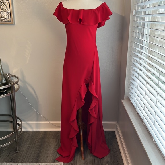 Red cha cha dress - Picture 5 of 5